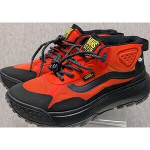 New Vans MTE Cross Path Mid Black/Orange Shoes Sneakers Men's Sise 7.5/Women's 9